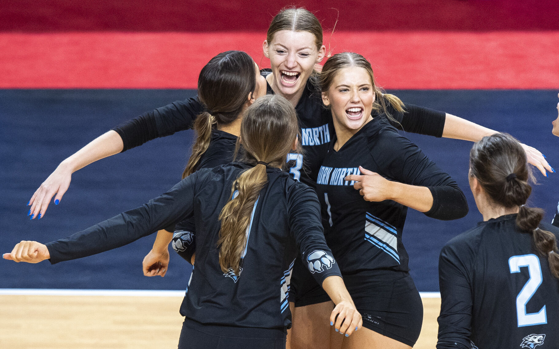Class B state volleyball: Elkhorn North vs Bennington
